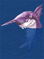 White Finned Shark