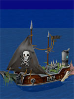 Skewering Pirate Ship